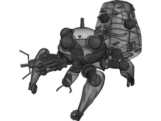 Tachikoma Robot 3D Model