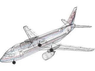 Boeing 737-300 3D Model