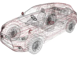 Mitsubishi ASX 3D Model