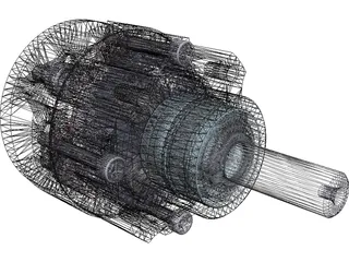 Planetary Gearbox NEU P32 1:6.75 3D Model