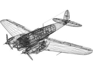 Heinkel He 111 3D Model