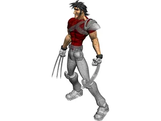 Wolverine 3D Model