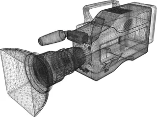 Video Camera 3D Model