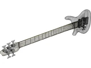 Strinberg 5 Bass Guitar 3D Model