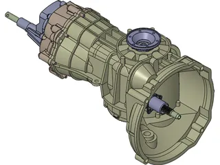 Volkswagen Beetle Transaxle 3D Model