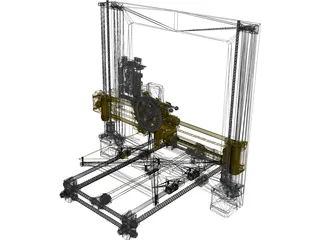 Prusa i3 3D Printer 3D Model