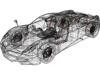 Pagani Huayra (2012) 3D Model