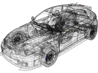 Subaru Impreza WRX Cosworth Edition 3D Model