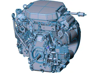 Honda GX690 Engine 3D Model