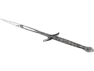 Sting Sword 3D Model