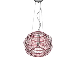 Le Soleil Suspension Lamp 3D Model