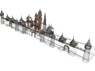 Disney World 3D Model