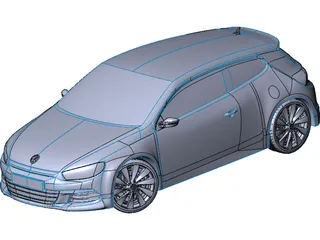 Volkswagen Scirocco 3D Model