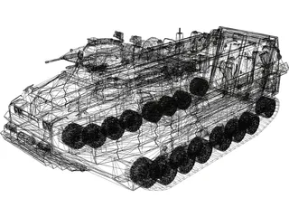 AAV-7A1 3D Model