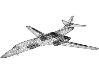 Rockwell B-1 Lancer 3D Model