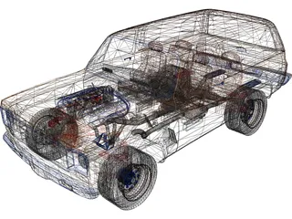 Chevrolet K-5 Blazer (1978) 3D Model