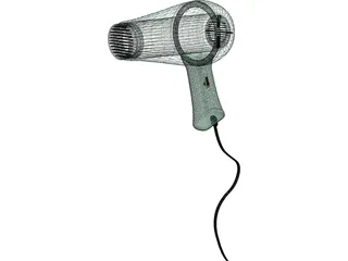 Hairdryer 3D Model