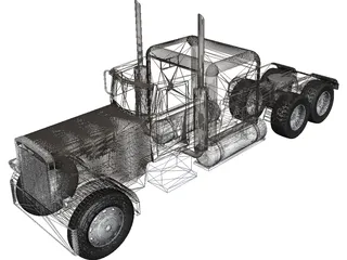 Peterbilt 359 (1975) 3D Model