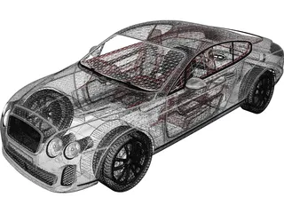 Bentley Continental Supersport 3D Model