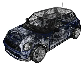 Mini Cooper S 3D Model