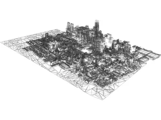 Philadelphia Downtown 3D Model