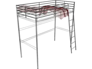 Bed IKEA 3D Model