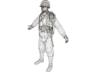 Soldier Rig 3D Model