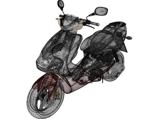 Yamaha Aerox R 3D Model