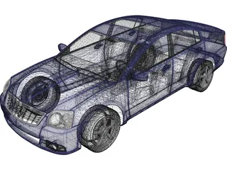 Mitsubishi Galant (2009) 3D Model