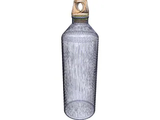 Aluminum Water Bottle 3D Model