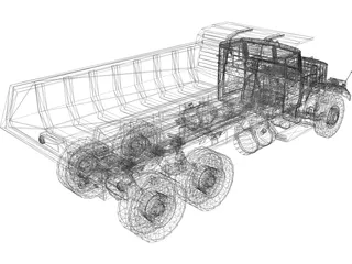 Kraz 256 3D Model