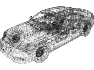 Chrysler 300C SRT8 (2012) 3D Model