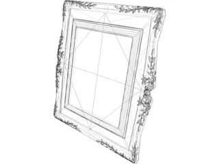 Classic Photo Frame 3D Model