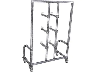 Fixture Rack 3D Model