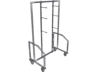 Fixture Shelve Rack 3D Model