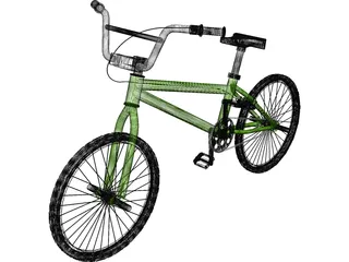 BMX Bike 3D Model