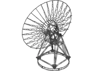 Satellite Dish 3D Model