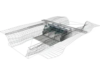 Large Scale Dam 3D Model