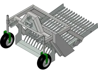 Seedlings Digger 3D Model