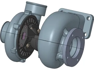 Turbocharger 3D Model