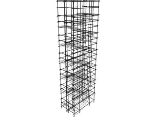 Scaffold Stairs 3D Model