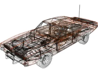 Dodge Charger General Lee (1969) 3D Model