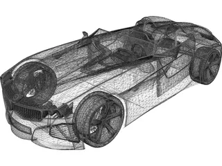 BMW Vision Connected Drive Concept (2011) 3D Model