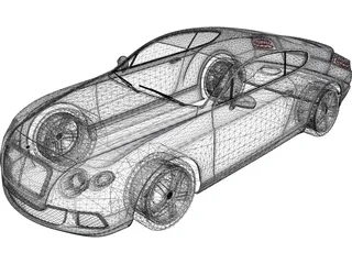 Bentley Continental GT (2012) 3D Model