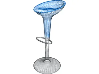 Bar Stool Bombo 3D Model