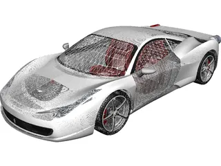 Ferrari 458 Italia 3D Model