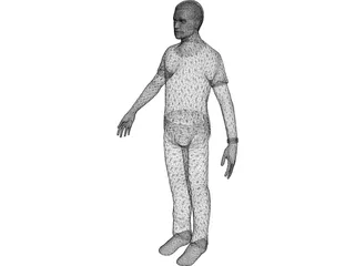 Generic Male 3D Model