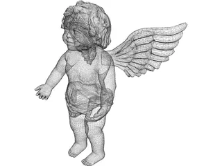 Figurine Angel 3D Model