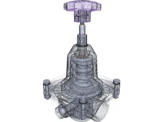 Pressure Reducing Valve 3D Model