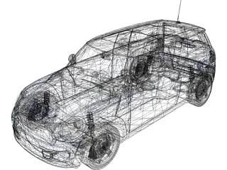 Mini Clubman (2008) 3D Model